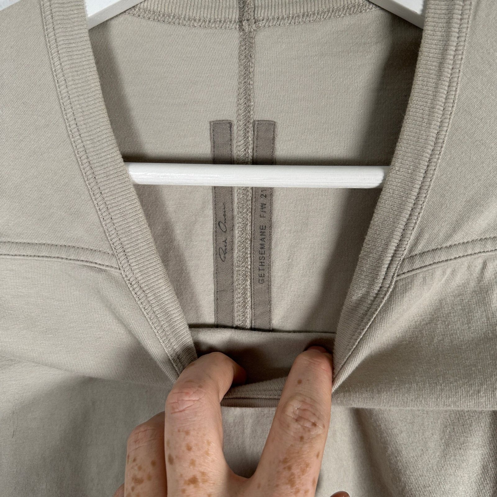 Rick Owens Rick Owens 'Gethsemane' Pearl Level T-Shirt Size XL Size US XL / EU 56 / 4 - 3 Thumbnail