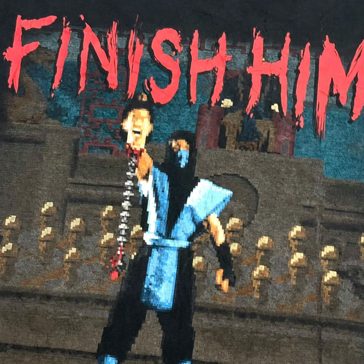 Playstation Mortal Kombat Klassic Zubzero Finish Him Tee Size US M / EU 48-50 / 2 - 4 Thumbnail