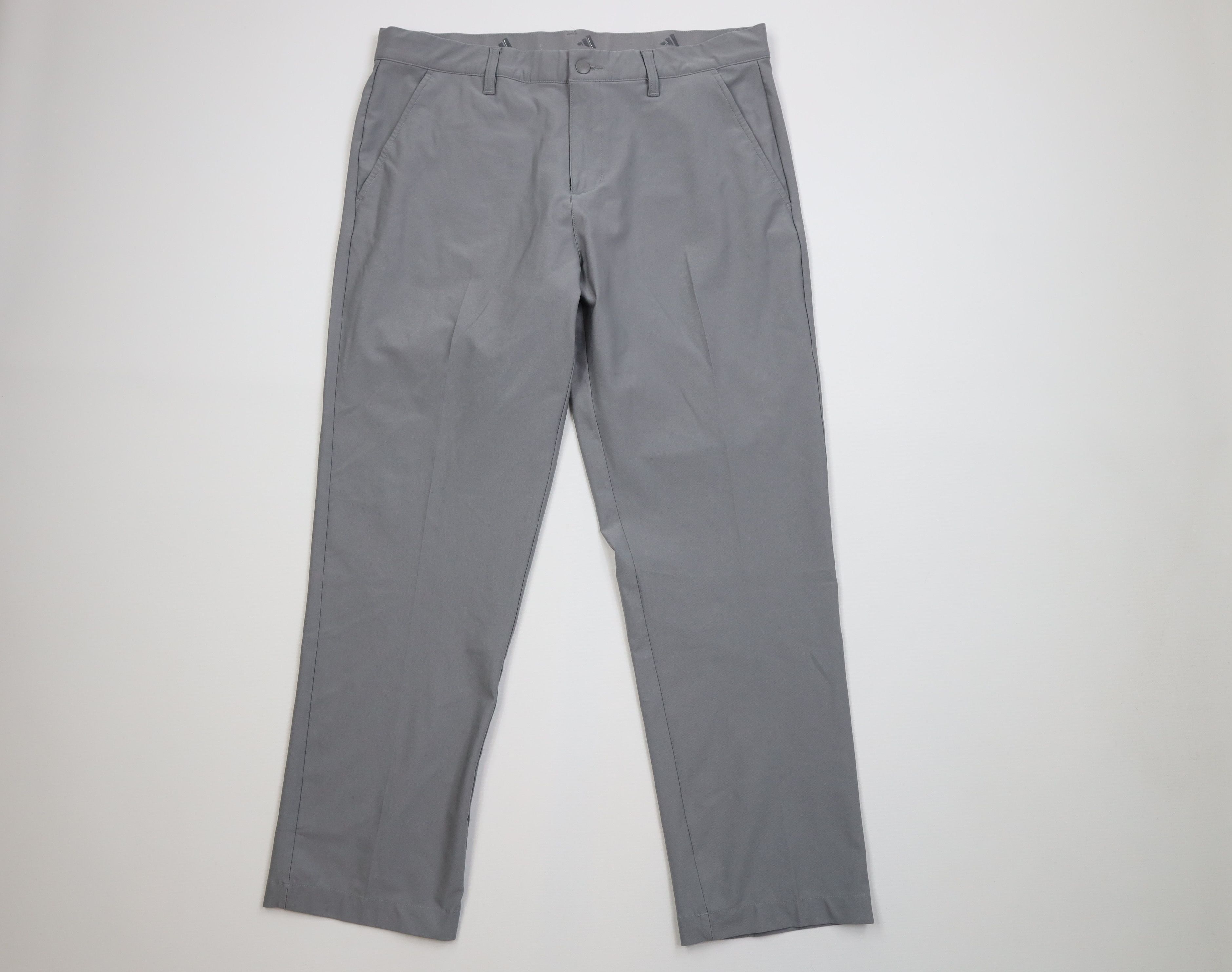 Adidas Adidas Golf Stretch Golfing Straight Leg Chino Pants Gray Size US 34 / EU 50 - 1 Thumbnail