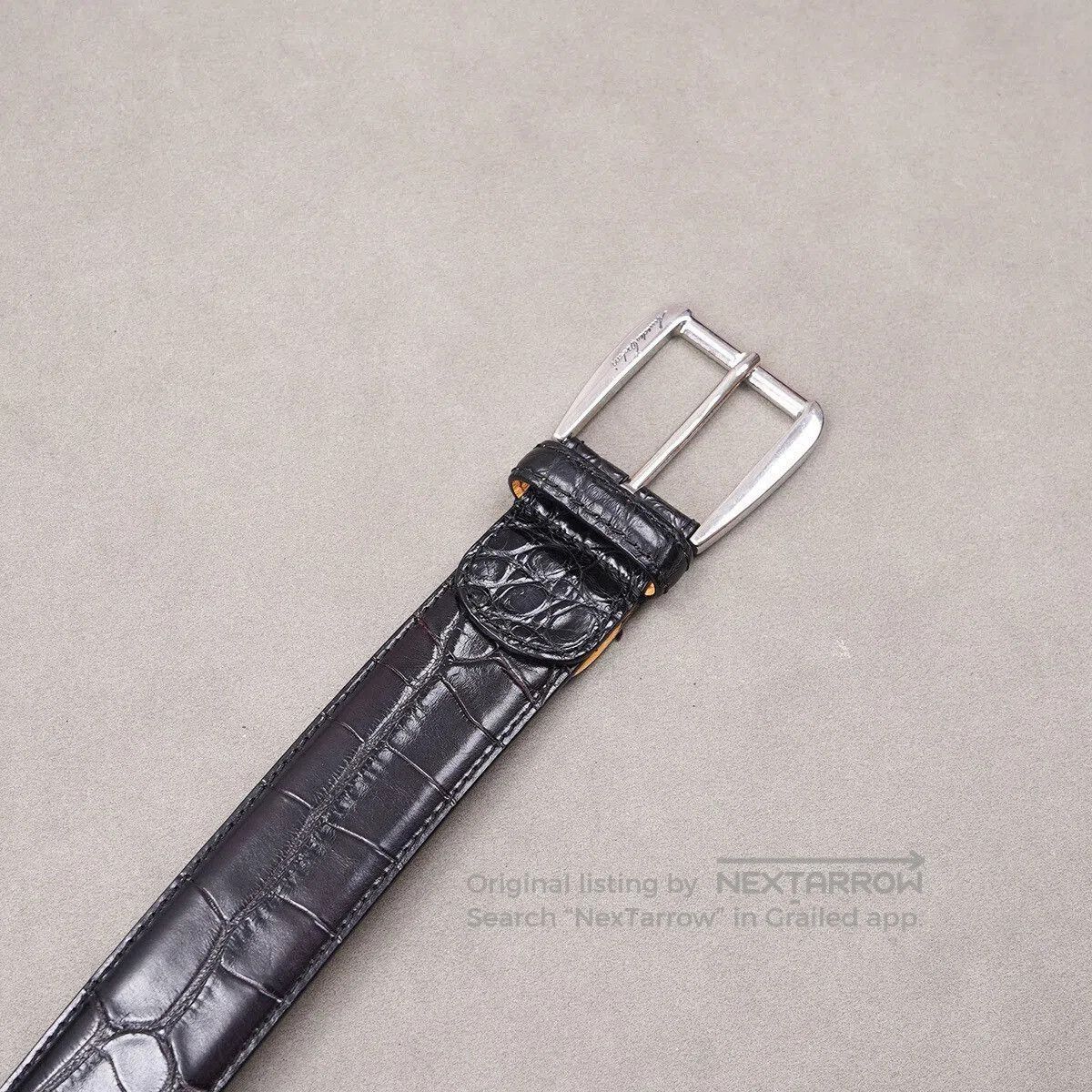 Testoni A.Testoni E Fish Skin Belt. Size ONE SIZE - 2 Thumbnail