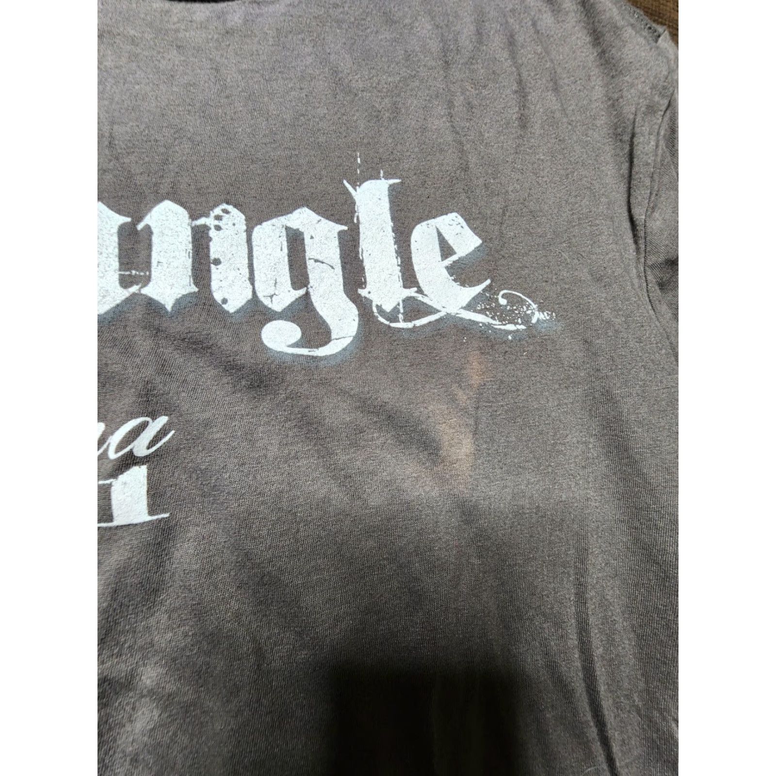 Vintage Womens M Jon's Jungle 2011 Daytona Beach Snake T Shirt Distressed Size M / US 6-8 / IT 42-44 - 6 Thumbnail