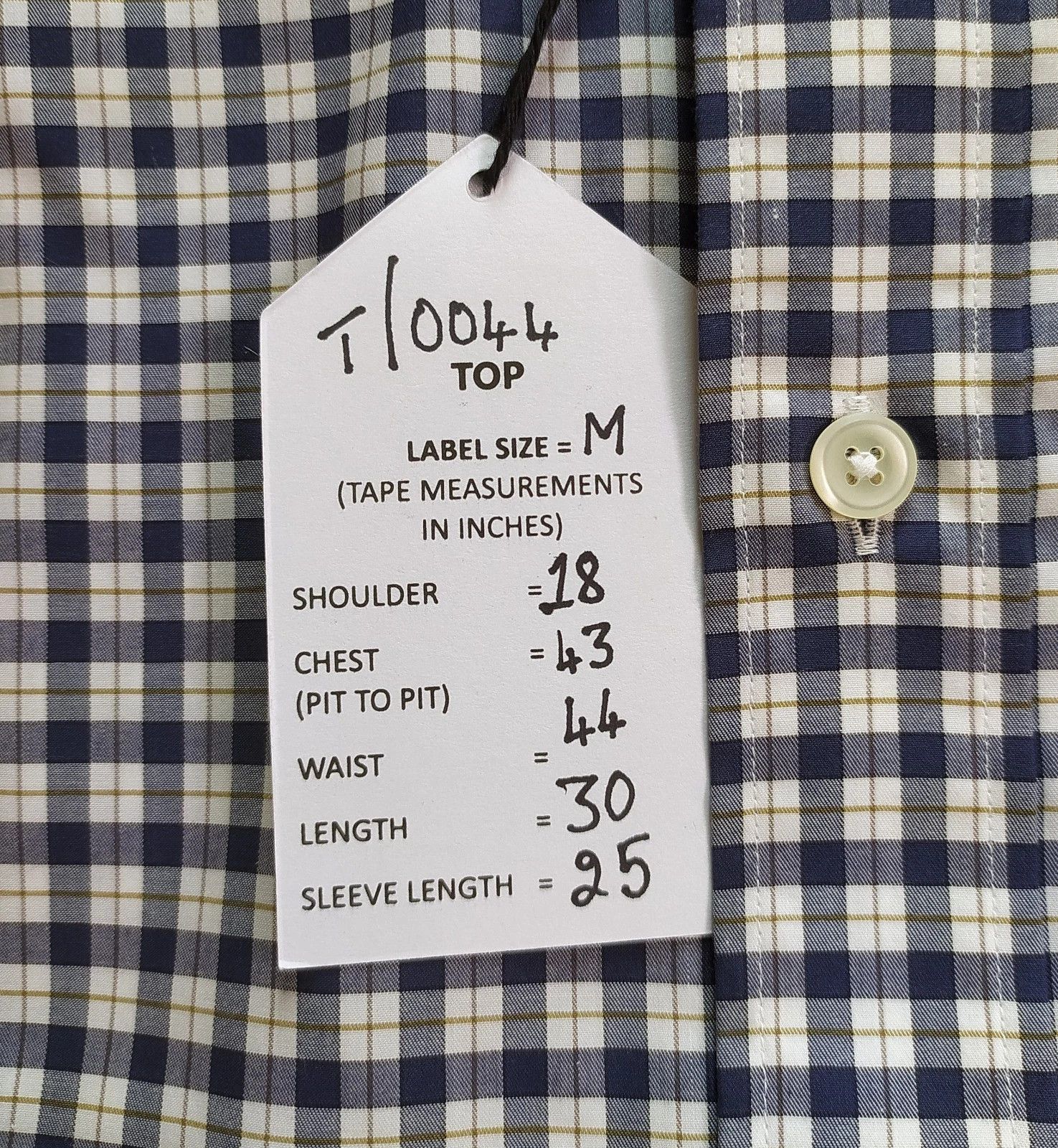 Thomas Pink Thomas Pink Tailored Fit Formal Check Shirt T 0044 Size US M / EU 48-50 / 2 - 5 Thumbnail