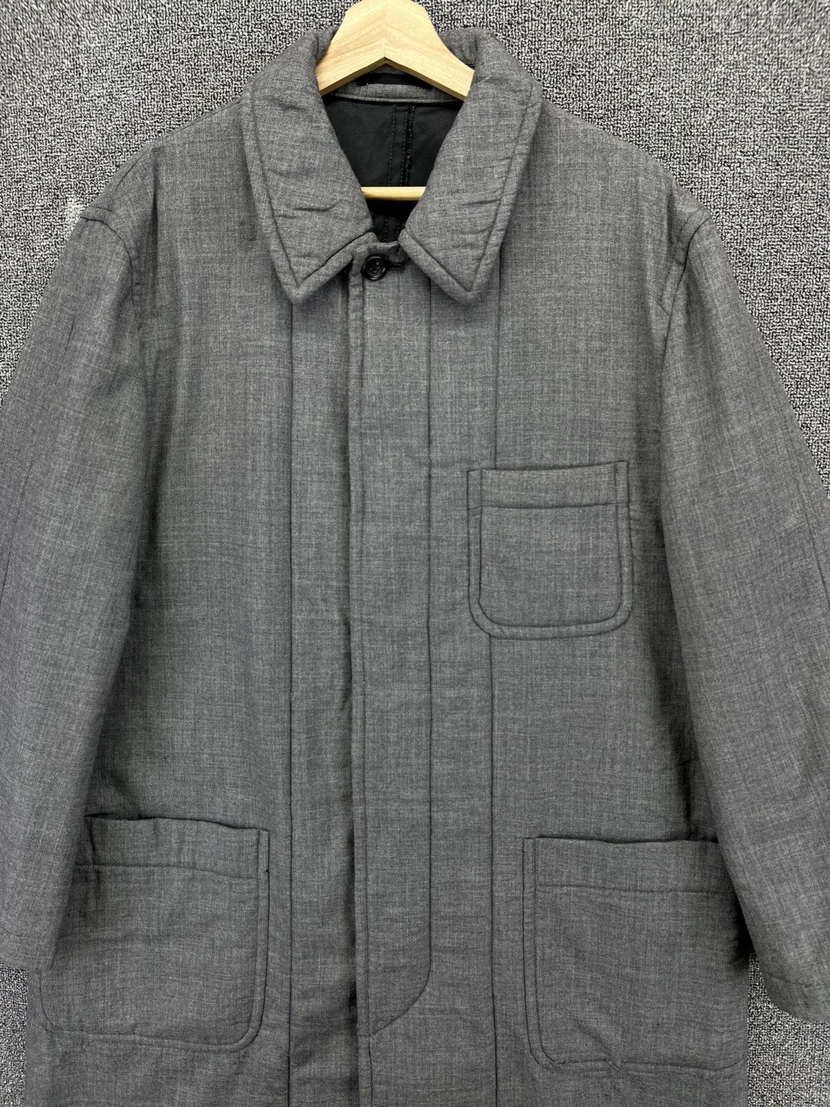 Comme des Garcons Homme Vintage 90s Comme Des Garcons Homme Distressed Long Jacket Size US M / EU 48-50 / 2 - 5 Thumbnail