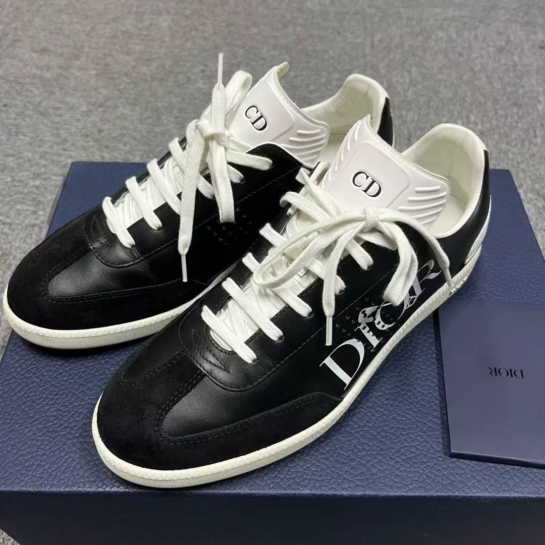 Dior dior black B01 low-top lace-up sneakers Size US 7.5 / EU 40-41 - 2 Thumbnail