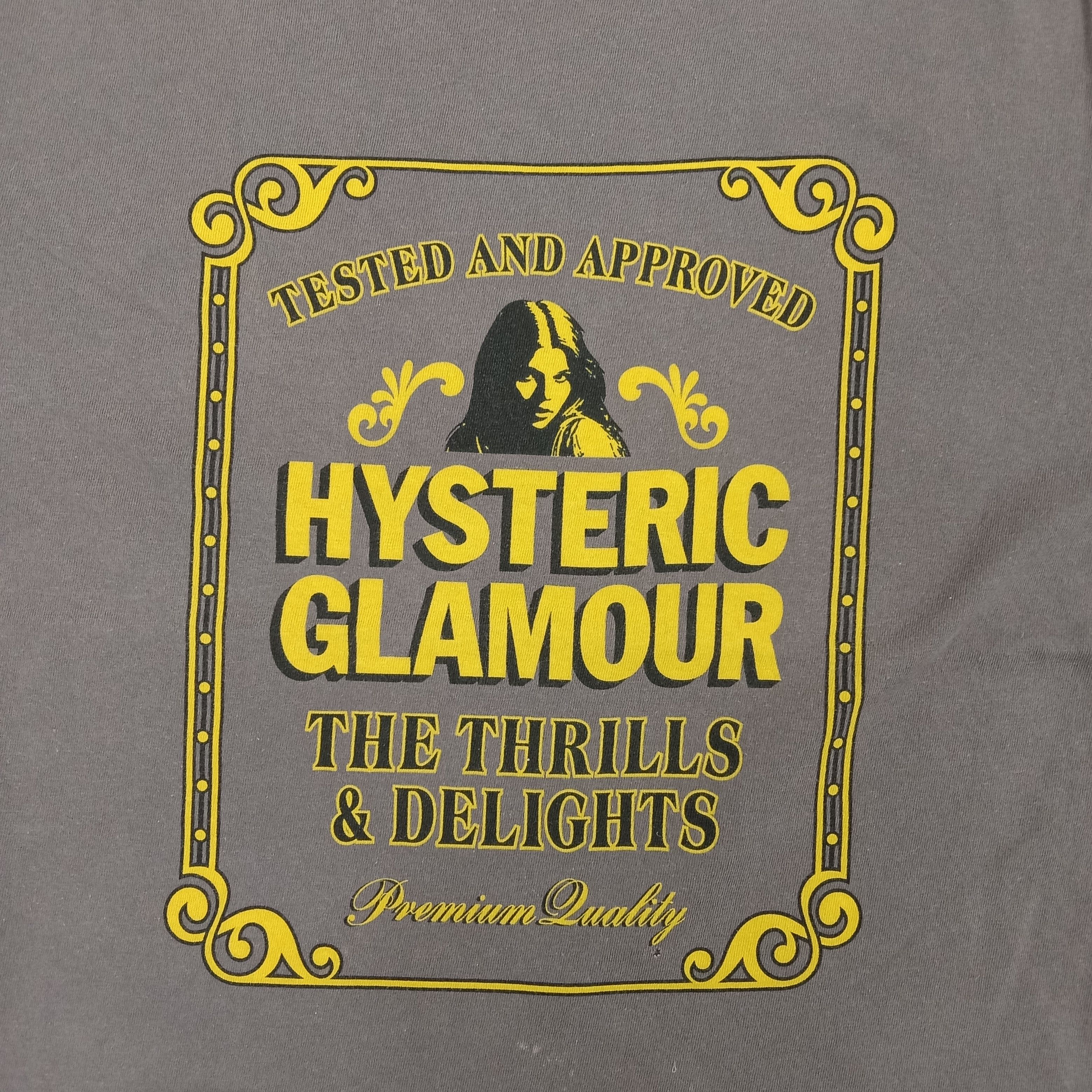 Hysteric Glamour × Japanese Brand × Vintage Hysteric Glamour Japanese Brand Tshirt Size US M / EU 48-50 / 2 - 2 Thumbnail
