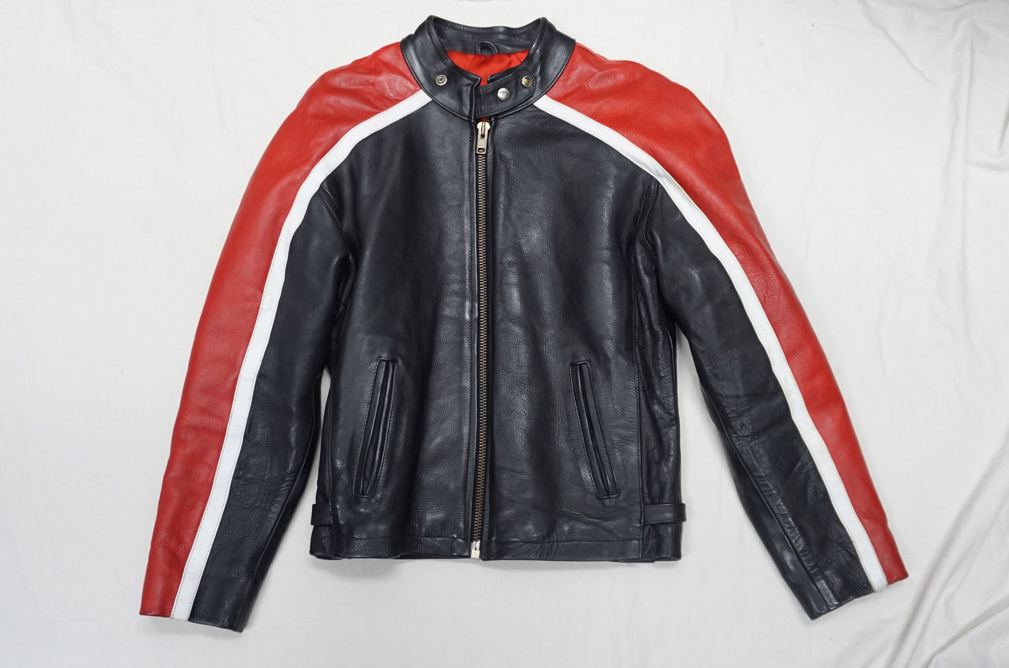 Vintage Virtual Fighter Leather Jacket Jacky Bryant Size US L / EU 52-54 / 3 - 2 Thumbnail