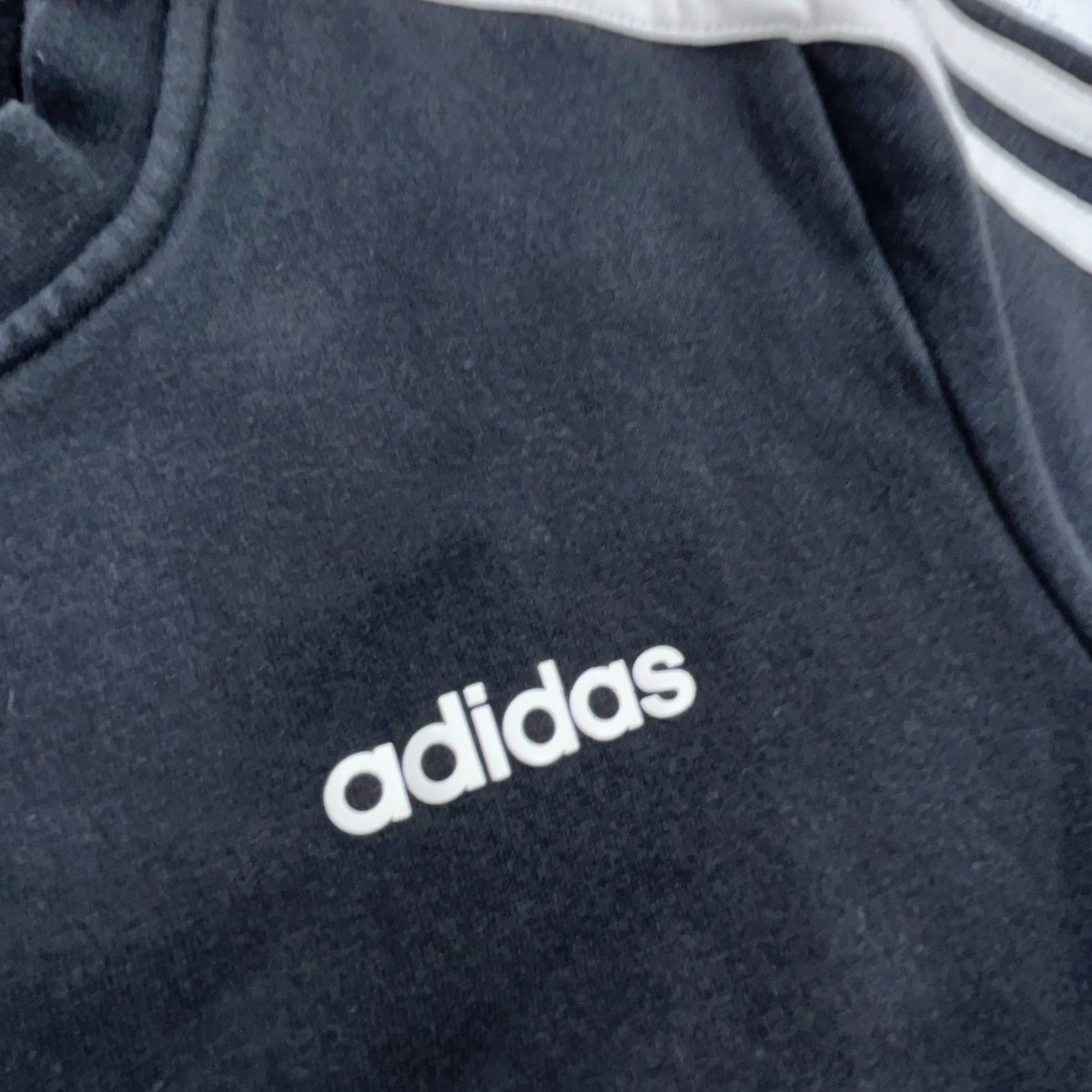 Adidas ADIDAS Sweatshirt Cotton-Blend Black Women Medium Pullover Crew Neck Logo Knit Modern Sportswear Casual Activewear 90s-Logo Mens Womens? Size M / US 6-8 / IT 42-44 - 4 Thumbnail