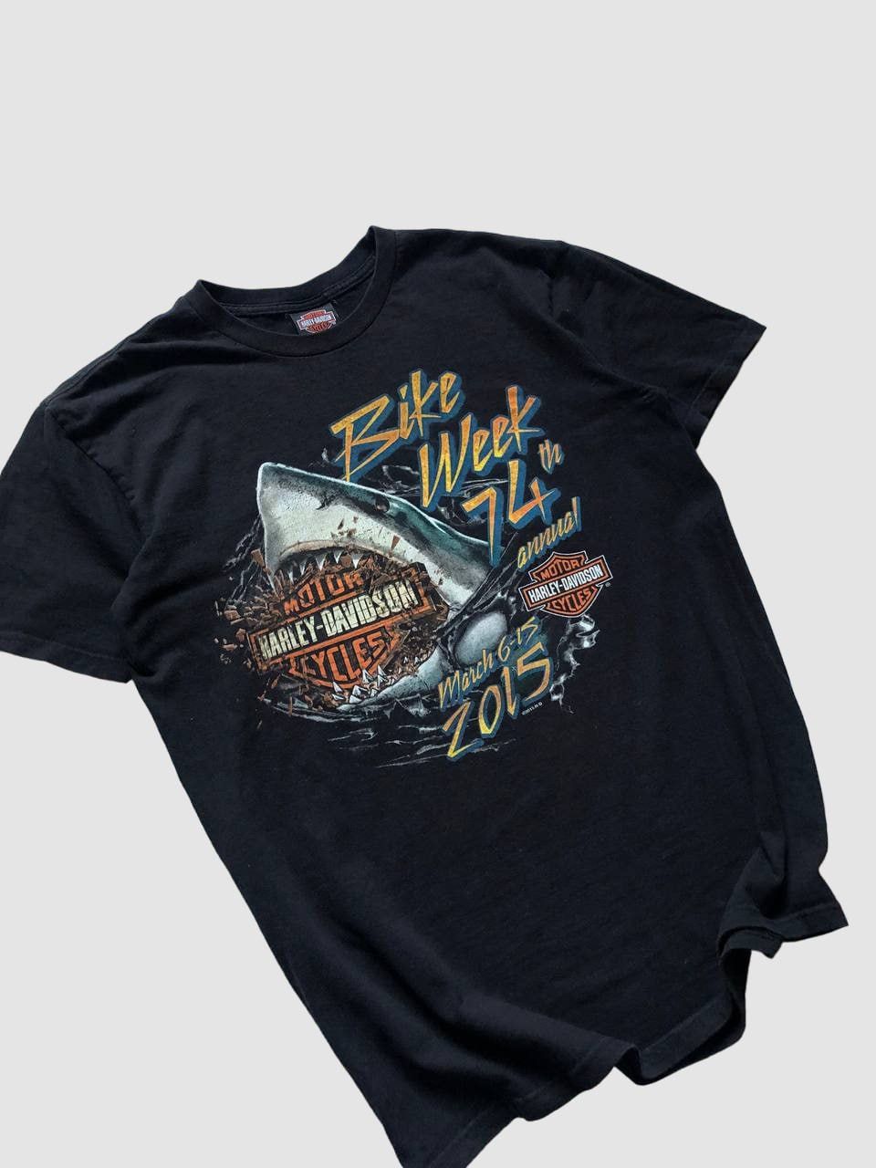 Harley Davidson Harley Davidson x T-Shirt x Vintage Size US L / EU 52-54 / 3 - 2 Thumbnail
