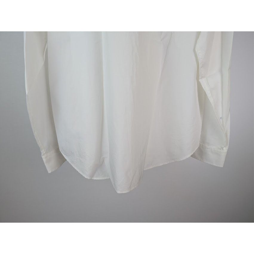 Gucci o1rshd1 Piece Dyed Popeline Over Boxy Shirt in Natural White Size US XL / EU 56 / 4 - 12 Thumbnail