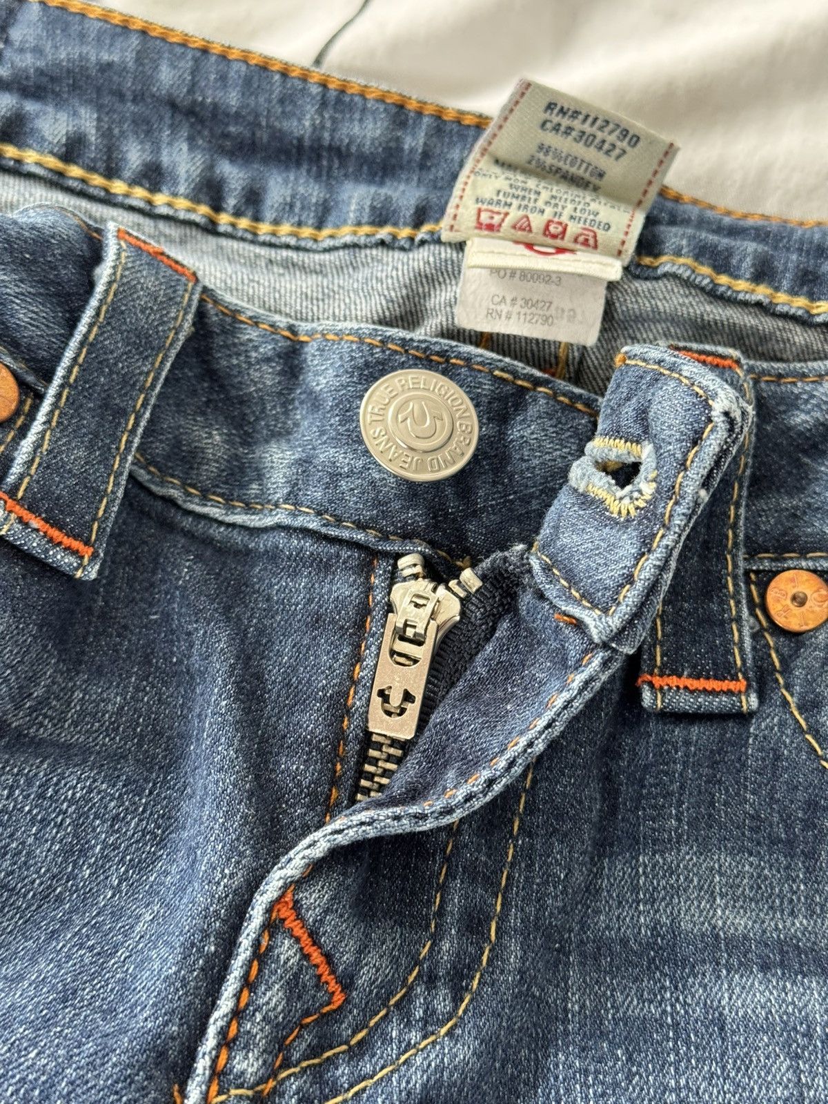 True Religion Sexy Washed Low Waist True Religion Jeans Size 29 Japanesse Size 29" - 14 Thumbnail