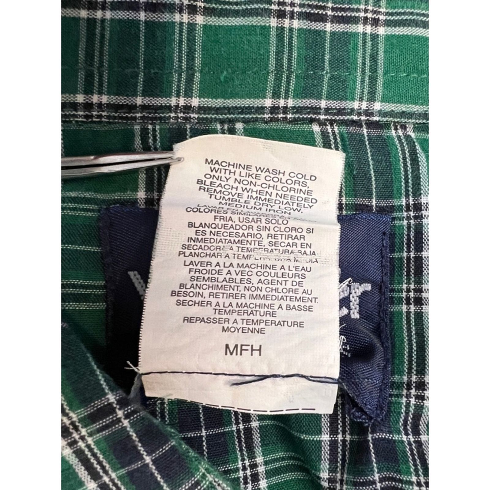 Wrangler Wrangler VTG Western Shirt XL Pearl Snaps Plaid 36.5 Sleeve Size US XL / EU 56 / 4 - 9 Thumbnail