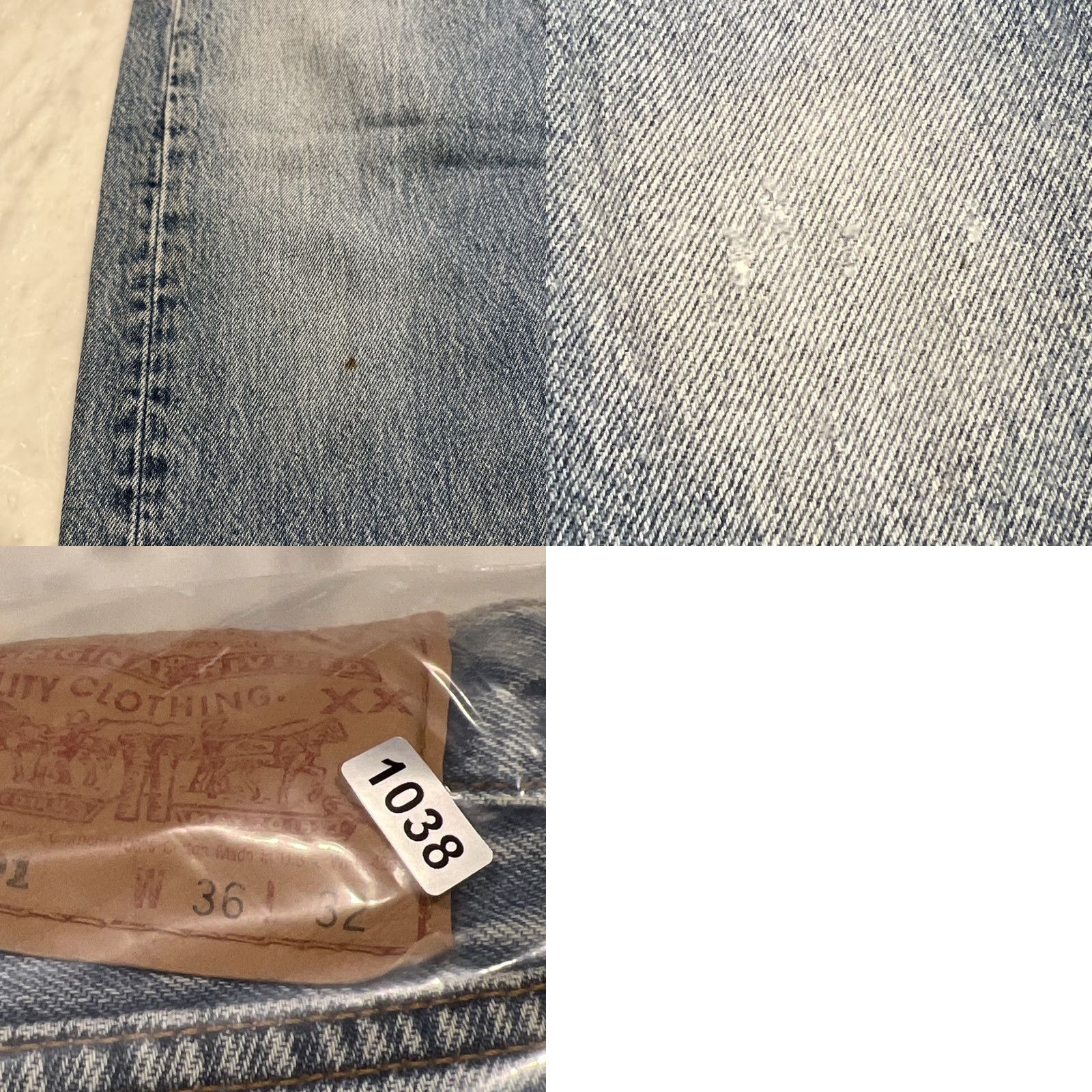 Levi's VINTAGE Levi’s 501 Jeans Men 34x31 Blue Button Fly Fade Thrash USA Jeans Size US 34 / EU 50 - 11 Thumbnail