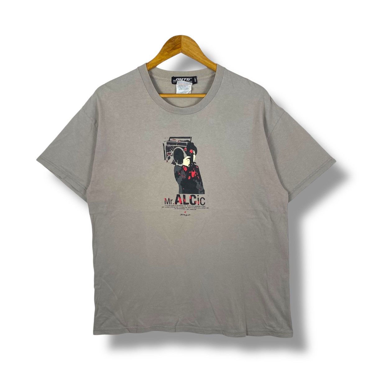 Vintage Vintage 00s Oh! The Guilt Clothing Mr. Alcic Graphic Tee Size US L / EU 52-54 / 3 - 1 Thumbnail