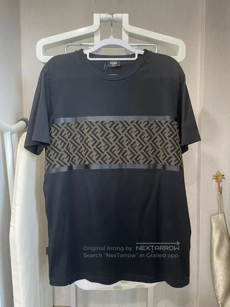 Fendi Fendi Black Short Sleeve T-Shirt Size US XL / EU 56 / 4 - 1 Thumbnail