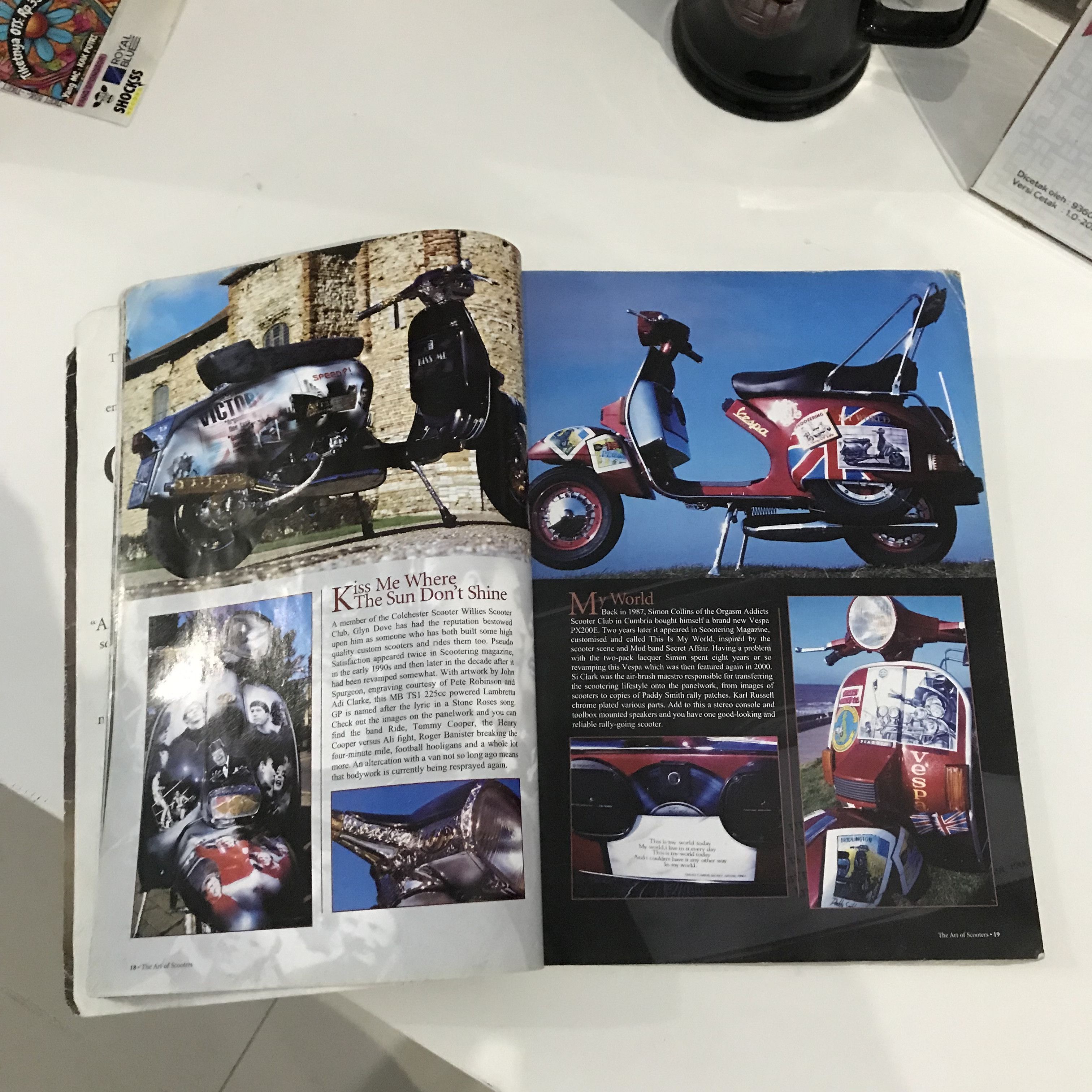 POP MAGAZINE Scootering magazine The Scootervespa lambretta Book magazine Size ONE SIZE - 18 Thumbnail