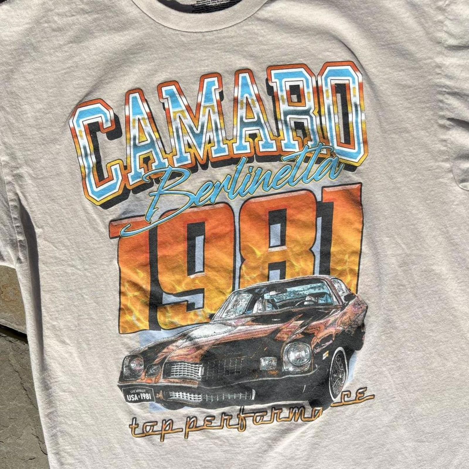 Other GM 1981 Chevy Camaro Berlinetta Tan T-shirt Size US L / EU 52-54 / 3 - 2 Thumbnail