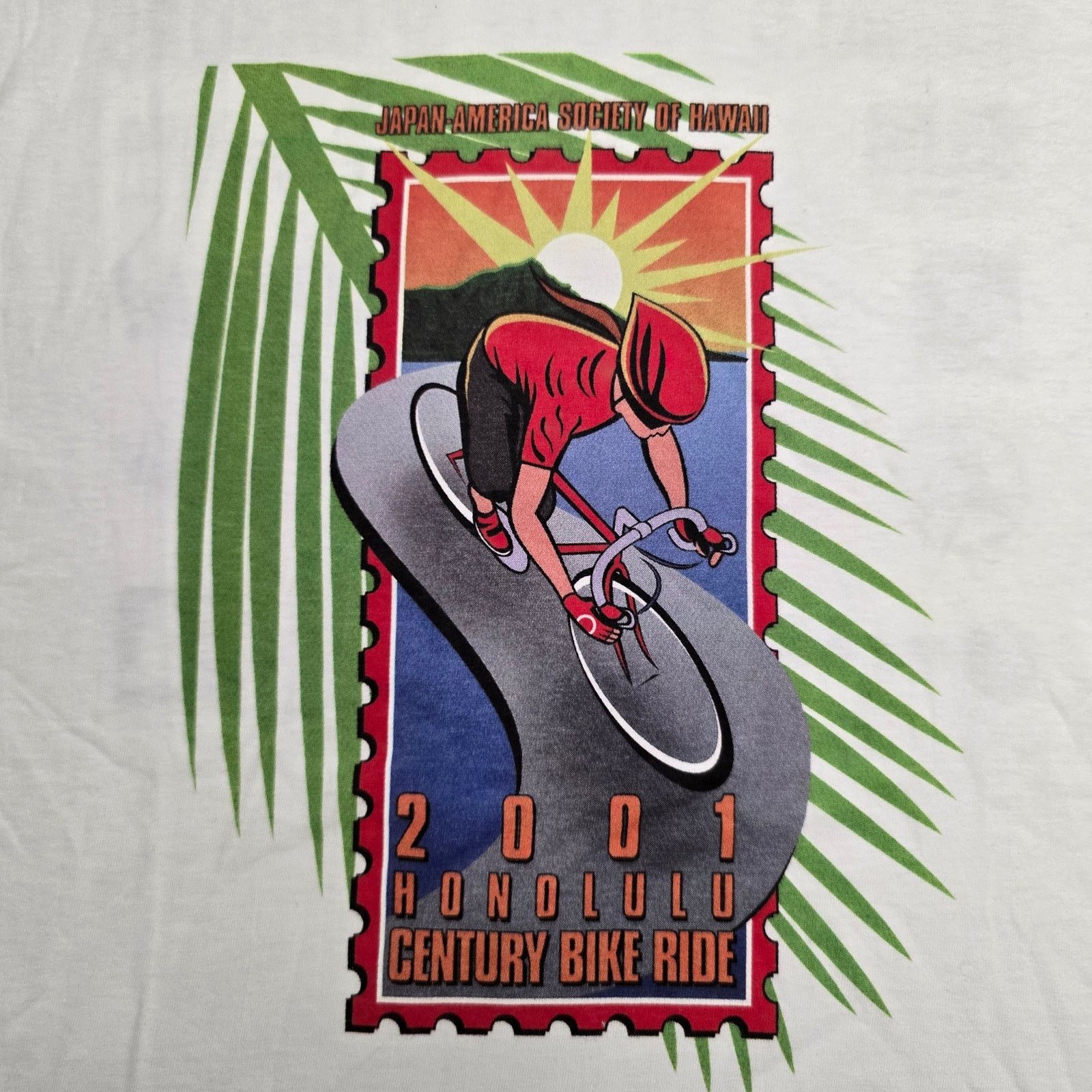 Fruit Of The Loom × Vintage Vintage Honolulu Century Bike Ride Shirt Hawaii M Tee Size US M / EU 48-50 / 2 - 3 Thumbnail