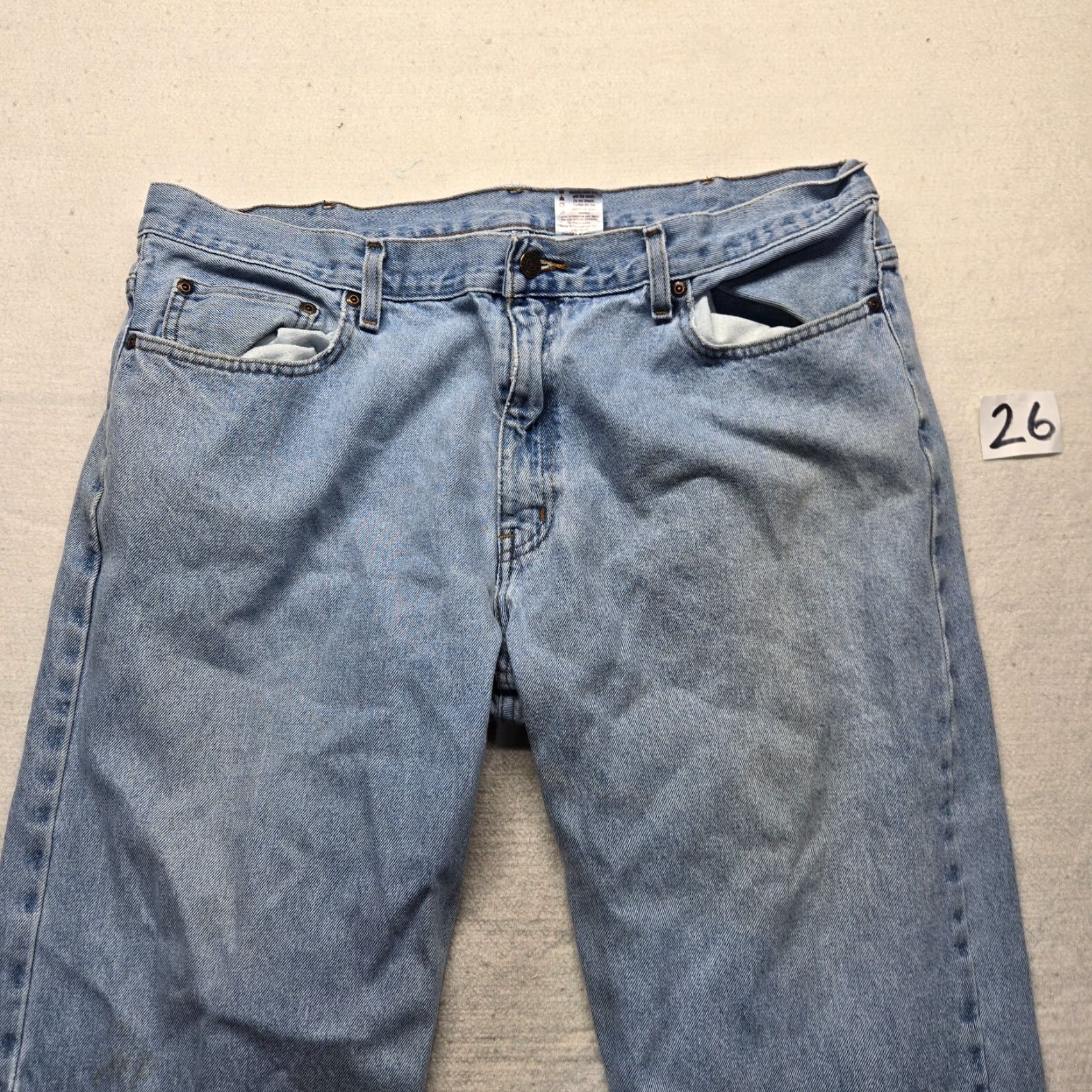 Faded Glory Faded Glory Jeans Denim Pants Regular Straight Adult Men's 40 x 30 Blue Color Jeans Pants Straight Mens 40 30 Size US 40 / EU 56 - 2 Thumbnail
