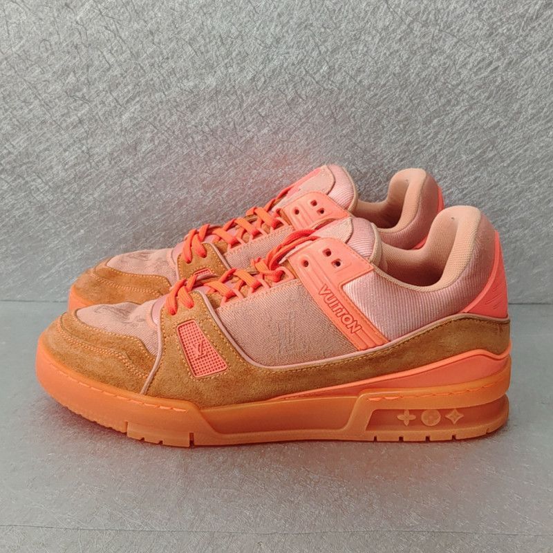 Louis Vuitton Virgil Abloh x Louis Vuitton Orange Trainers for Men - Size US 9.5 / EU 42-43 - 1 Thumbnail