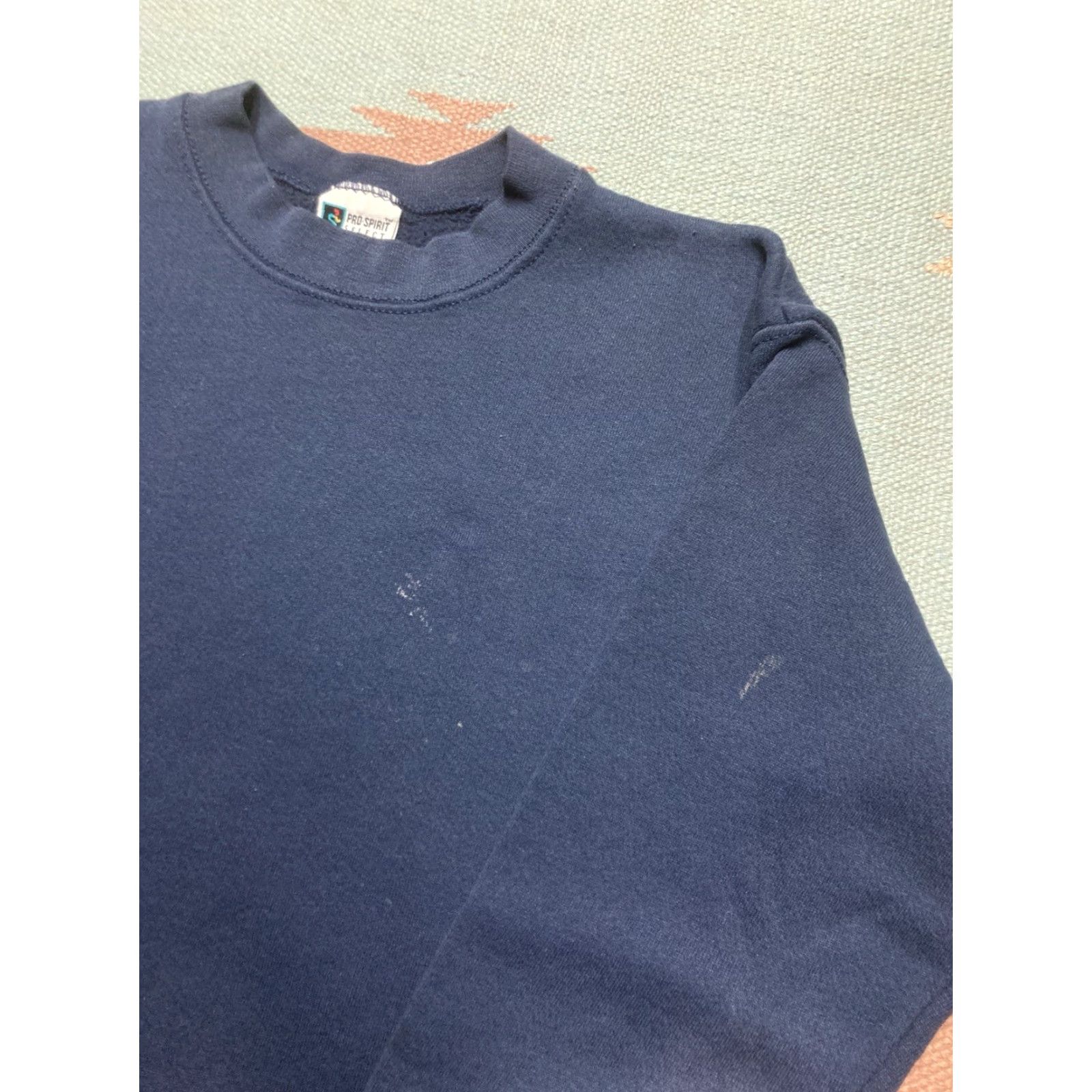 ESPIRIT VINTAGE Pro Spirit Sweatshirt Crewneck Blue Paint Distressed Medium 80s Mens M Size US M / EU 48-50 / 2 - 4 Thumbnail