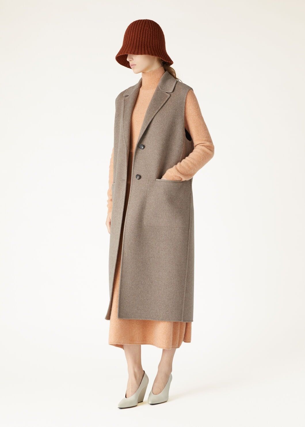 Loro Piana o1srvl11e0825 FAO3226 Zane Gilet Vest in Brown Size XL / US 12-14 / IT 48-50 - 2 Thumbnail