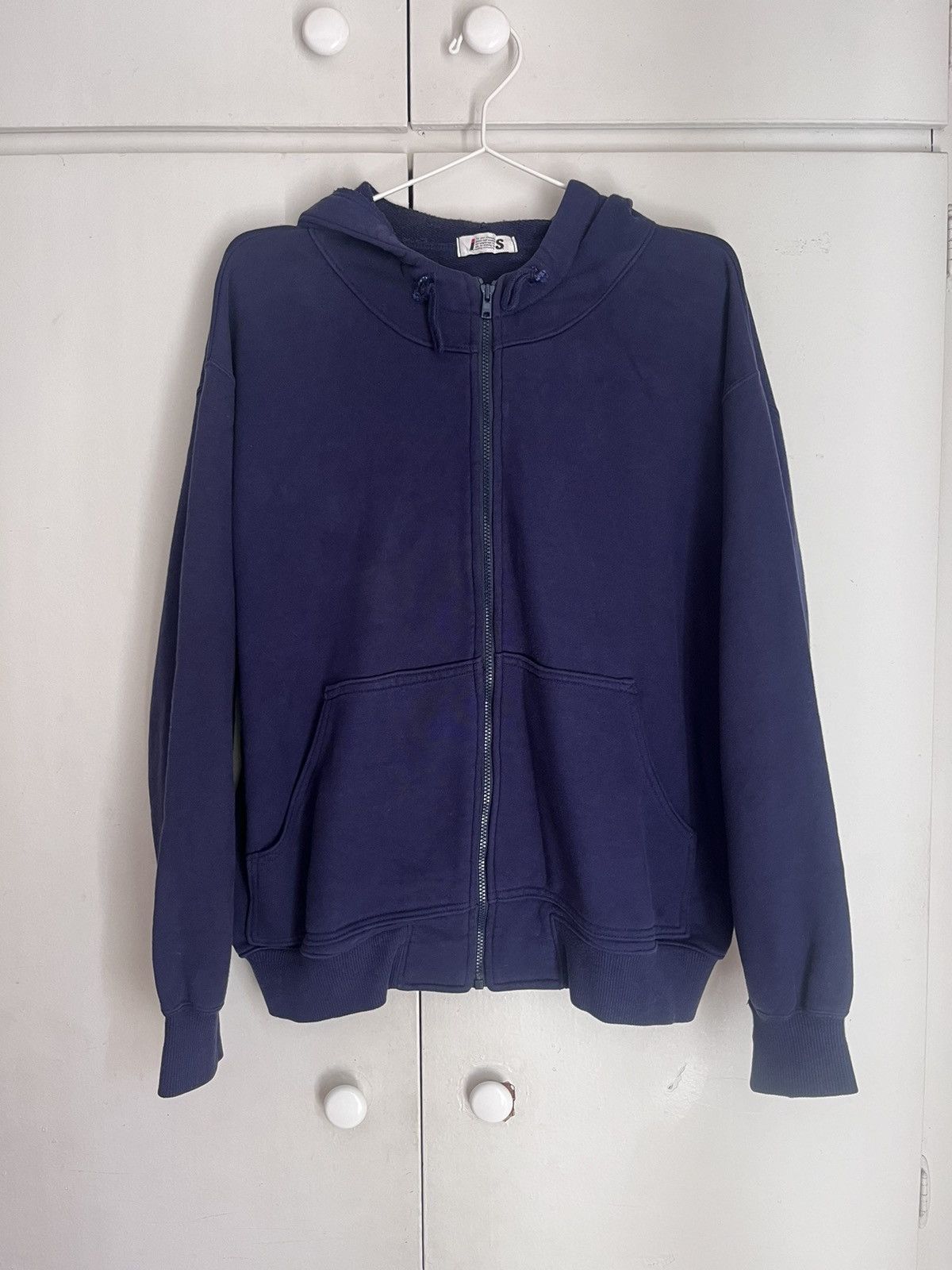Tsumori Chisato ISSEY MIYAKE: 1980’s graphic / care label zip-up hoodie Size US M / EU 48-50 / 2 - 2 Thumbnail