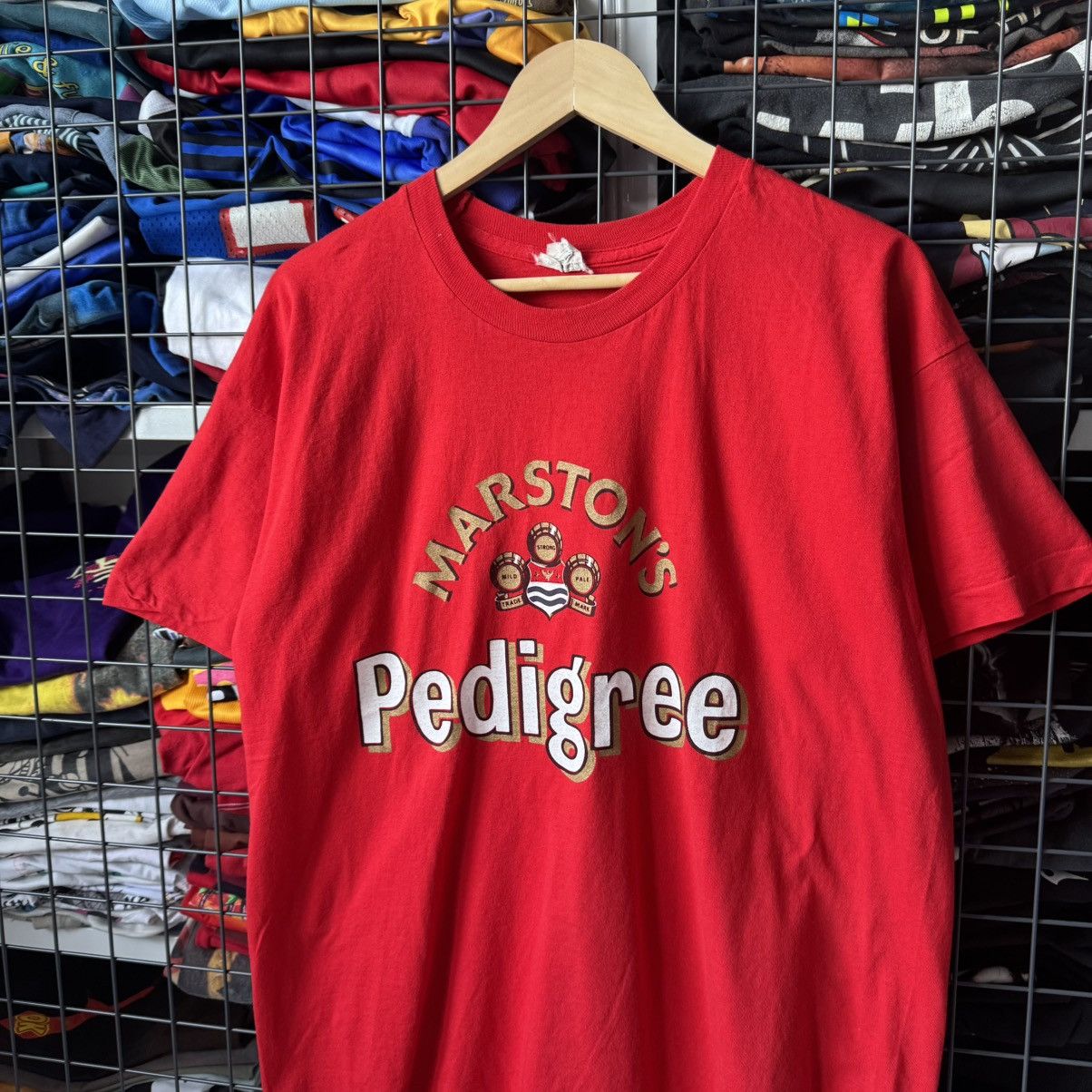 Vintage Vintage 90s Marston’s Pedigree English Ale T-shirt Size US XL / EU 56 / 4 - 3 Thumbnail