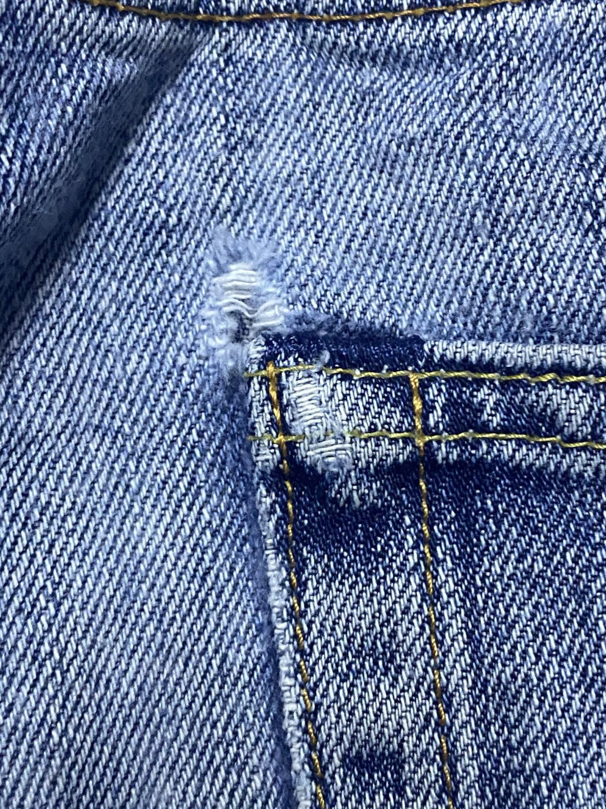 Uniqlo Vintage Japanese Brand Uniqlo S003 Faded Wash Baggy Jeans Size US 33 - 9 Thumbnail