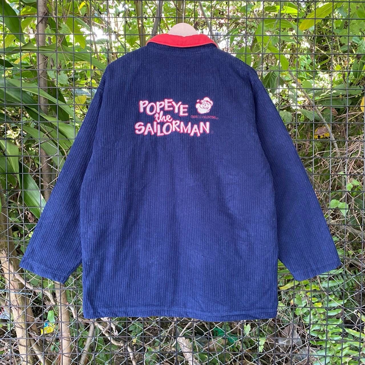 Gianni Valentino × Valentino Vtg Gianni Valentino X Popeye The Sailorman Button Up Size US L / EU 52-54 / 3 - 1 Thumbnail