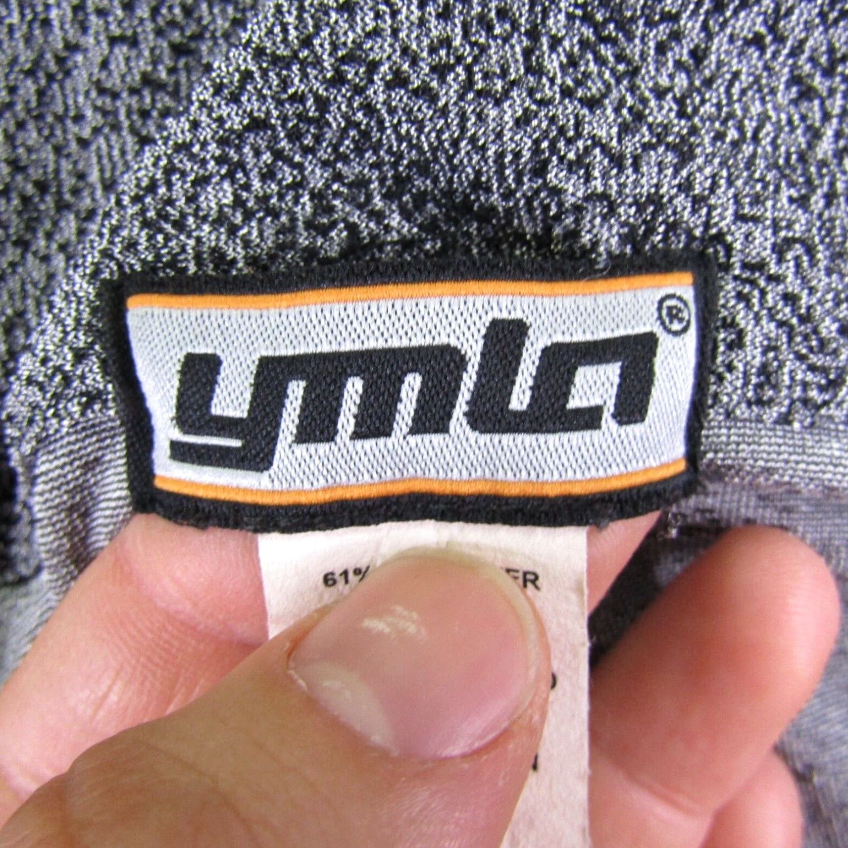 Vintage VINTAGE YMLA Polo Shirt Mens Large Gray Split Collar Triblend Knit Club Disco Polo Shirt Mens Large Gray 90s YMLA Mens Clothing Size US L / EU 52-54 / 3 - 7 Thumbnail