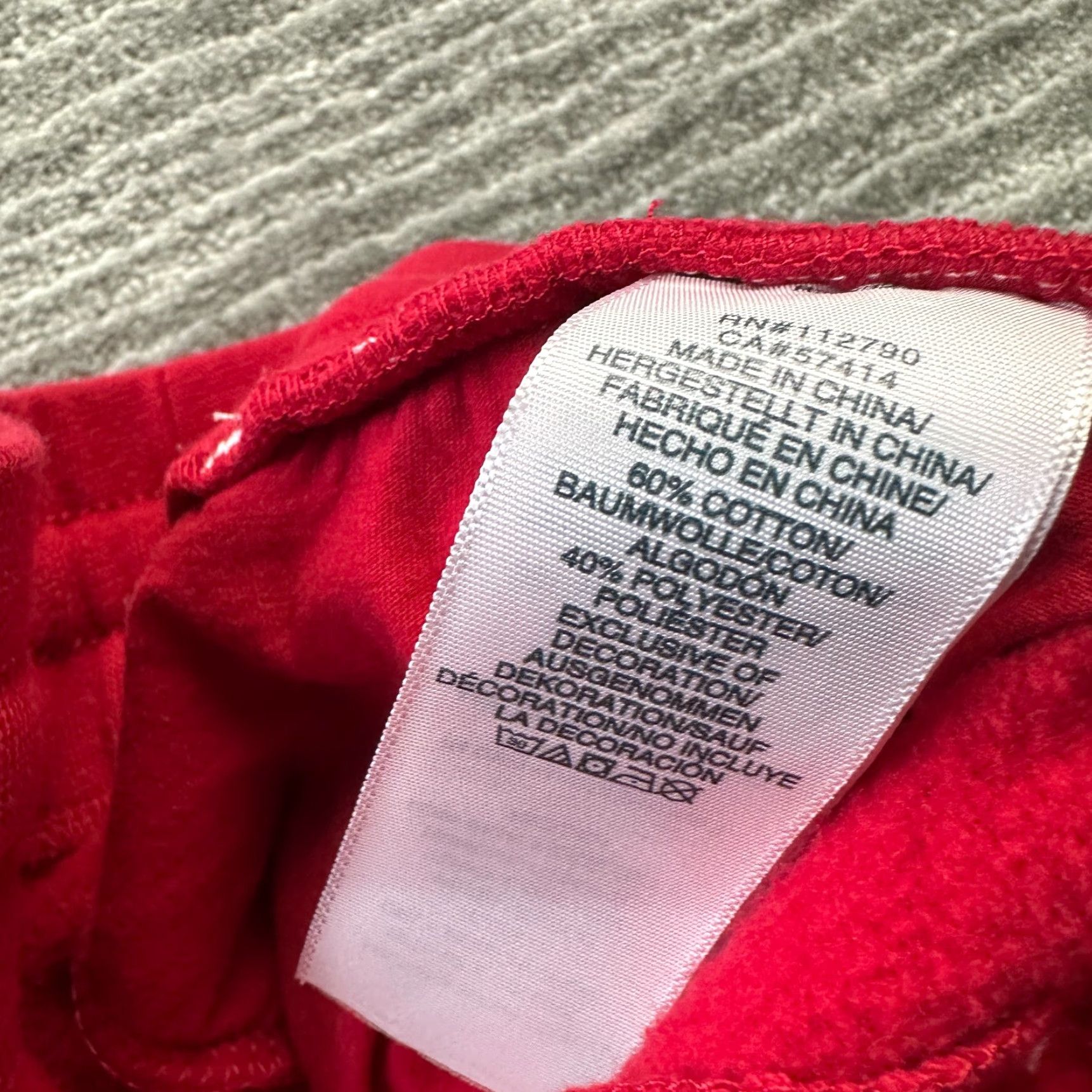 True Religion VINTAGE True Religion Pants Mens Large Red Fleece Stitch Joggers T Fleece Size US 33 - 7 Thumbnail