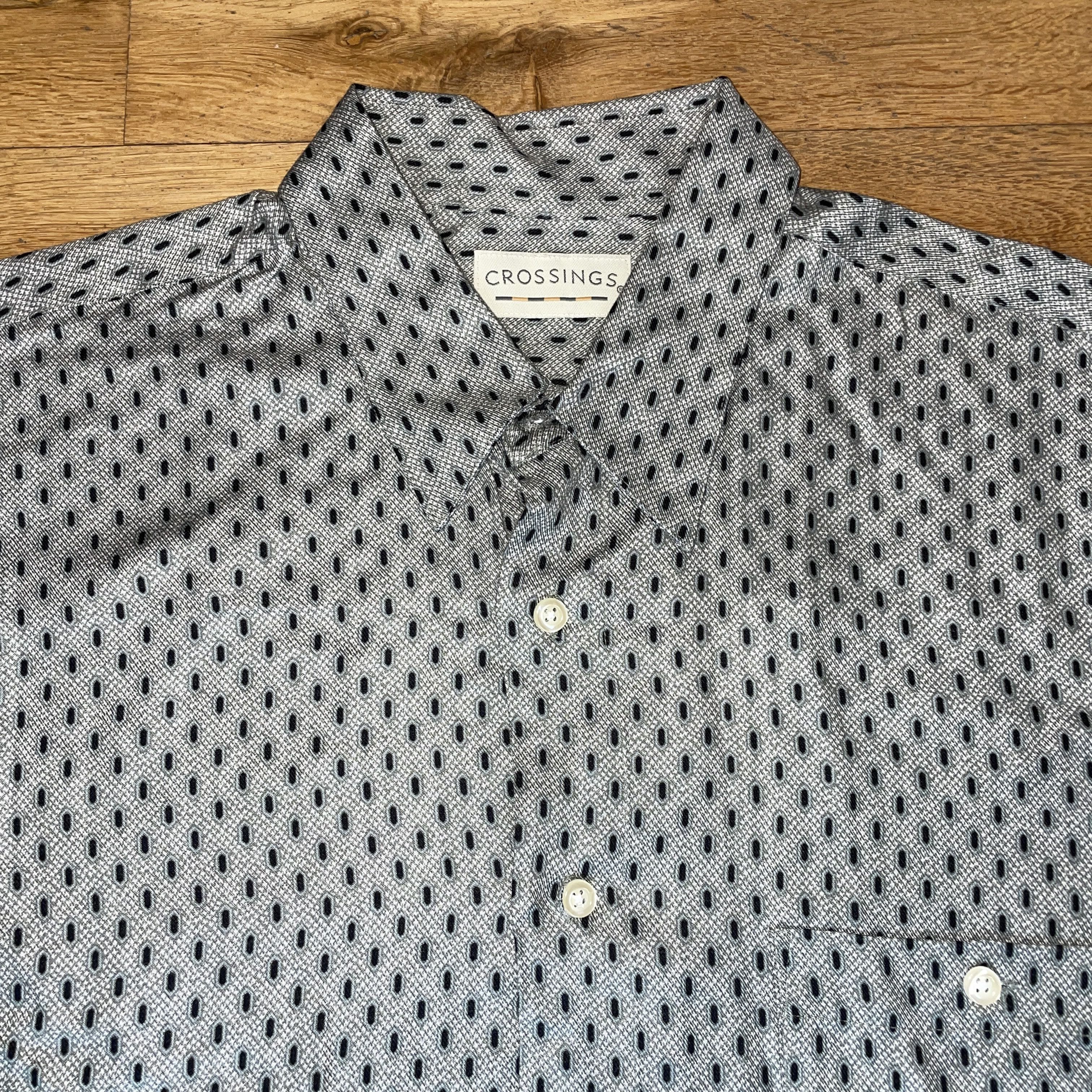Vintage Crossings Men's Fashion Shirt 100% Rayon Size L Size US L / EU 52-54 / 3 - 3 Thumbnail