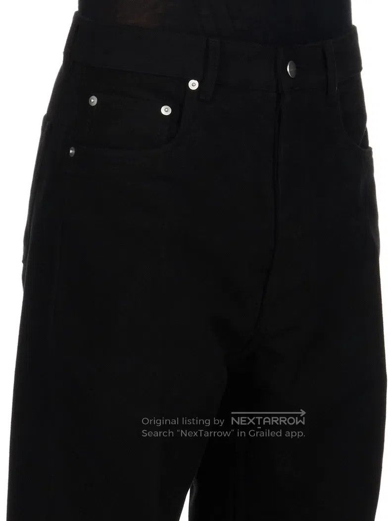 Rick Owens RICK OWENS Mainline Black Straight Leg Wide Trousers - Lon Size US 30 / EU 46 - 8 Thumbnail