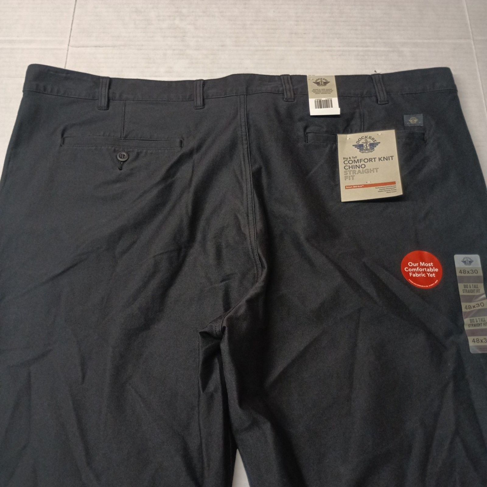 Dockers Dockers Comfort Knit Chino Pants Men's Size 48x30 Black Size US 44 / EU 60 - 8 Thumbnail