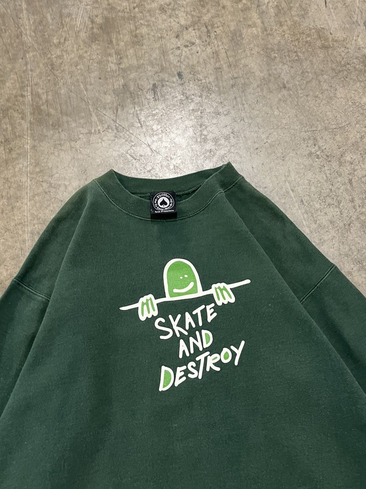 Thrasher × Vintage Y2k thrasher skater funny graphic crewneck hype grunge edgy Size US M / EU 48-50 / 2 - 5 Thumbnail