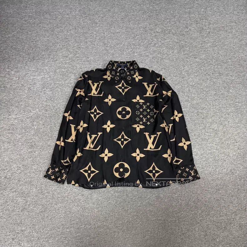 Louis Vuitton Louis Vuitton Full print silk shirt Size S / US 4 / IT 40 - 2 Thumbnail