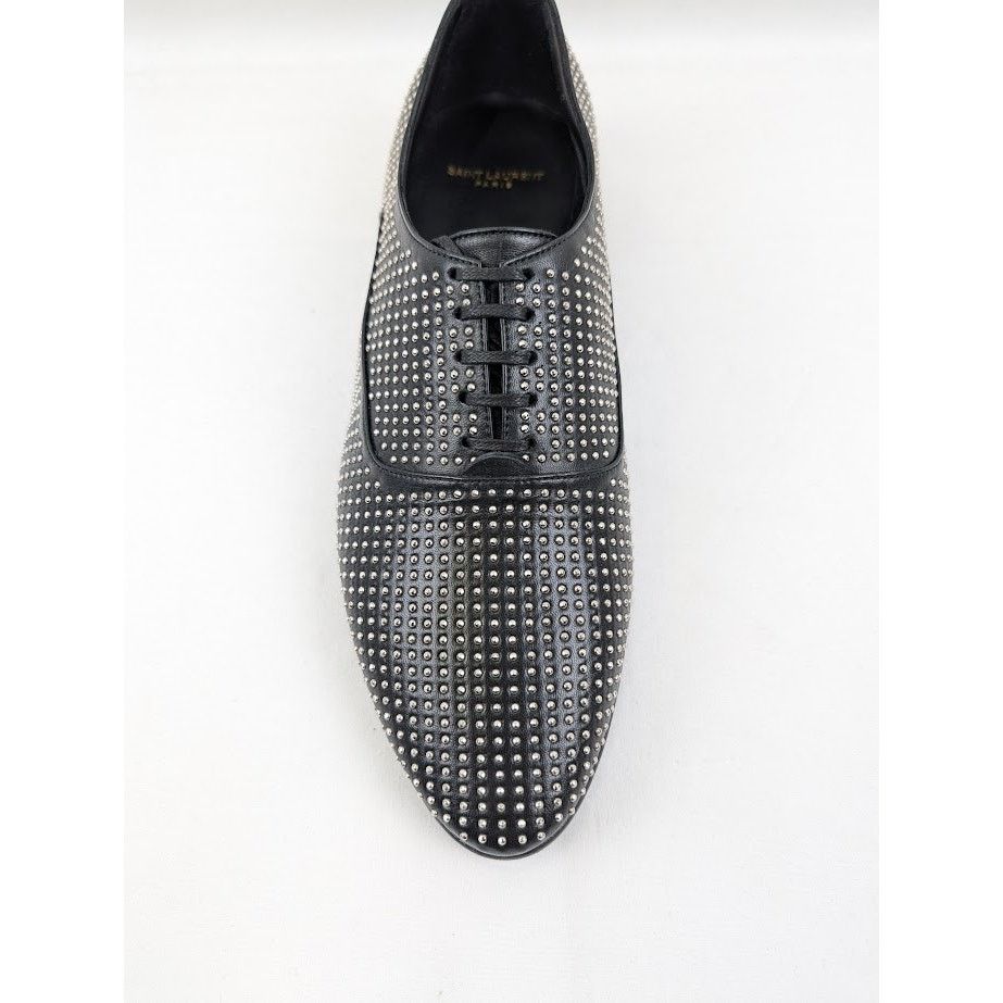 Saint Laurent Paris o1rshd1 Vadim 20 Richelieu Shoes in Nero Size US 11 / EU 44 - 5 Thumbnail