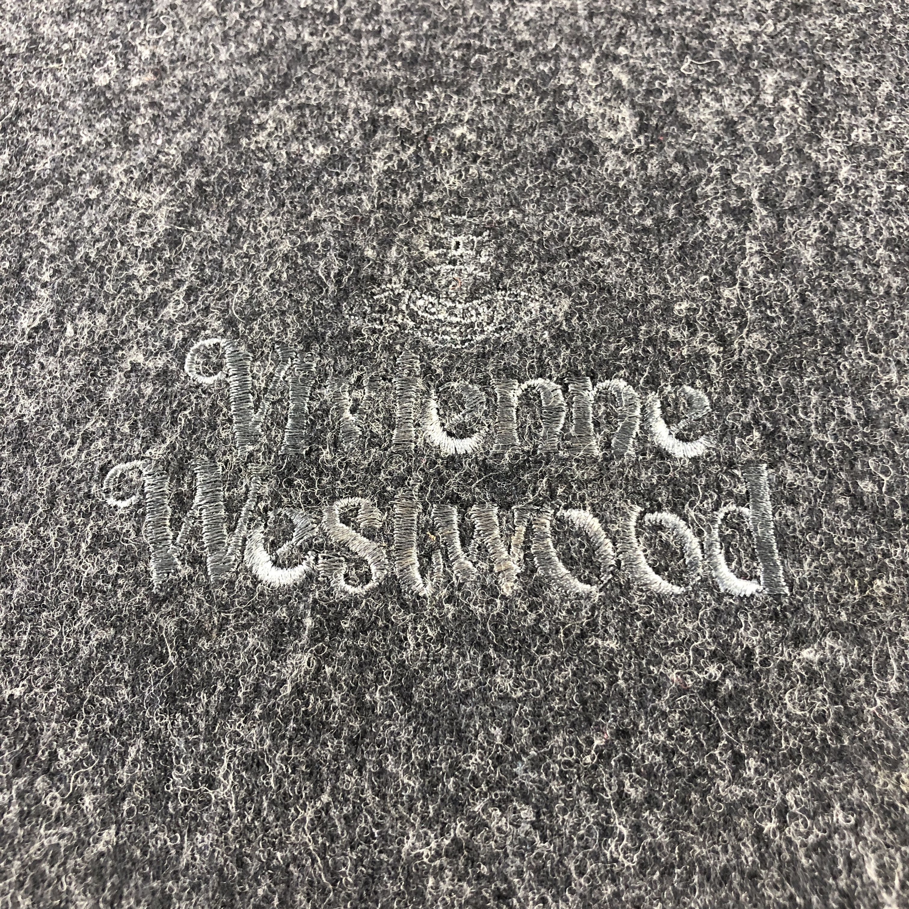 Vivienne Westwood Vivienne Westwood Plain Wool Scarf Muffler V2923 Size ONE SIZE - 4 Thumbnail
