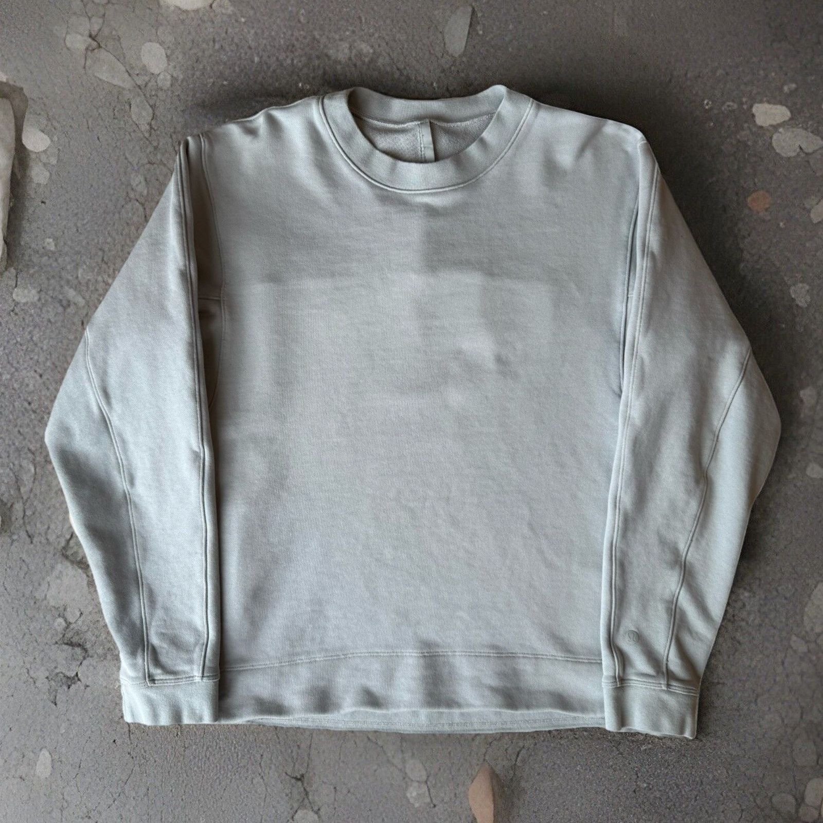 Lululemon Lululemon French Terry Oversized Crew Medium Gray Fleece Size US M / EU 48-50 / 2 - 1 Thumbnail