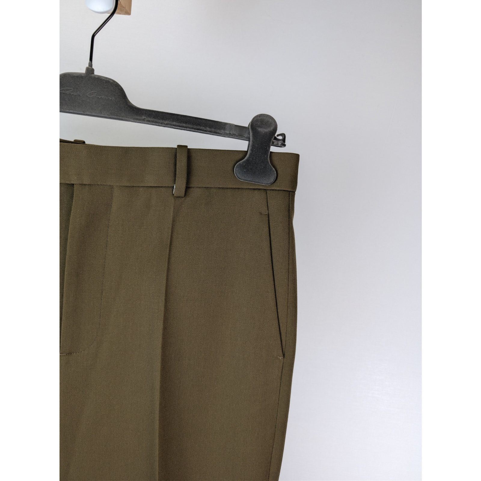Bottega Veneta o1rshd1 Sartorial Grain de Poudre Trousers in Liana Size US 32 / EU 48 - 5 Thumbnail