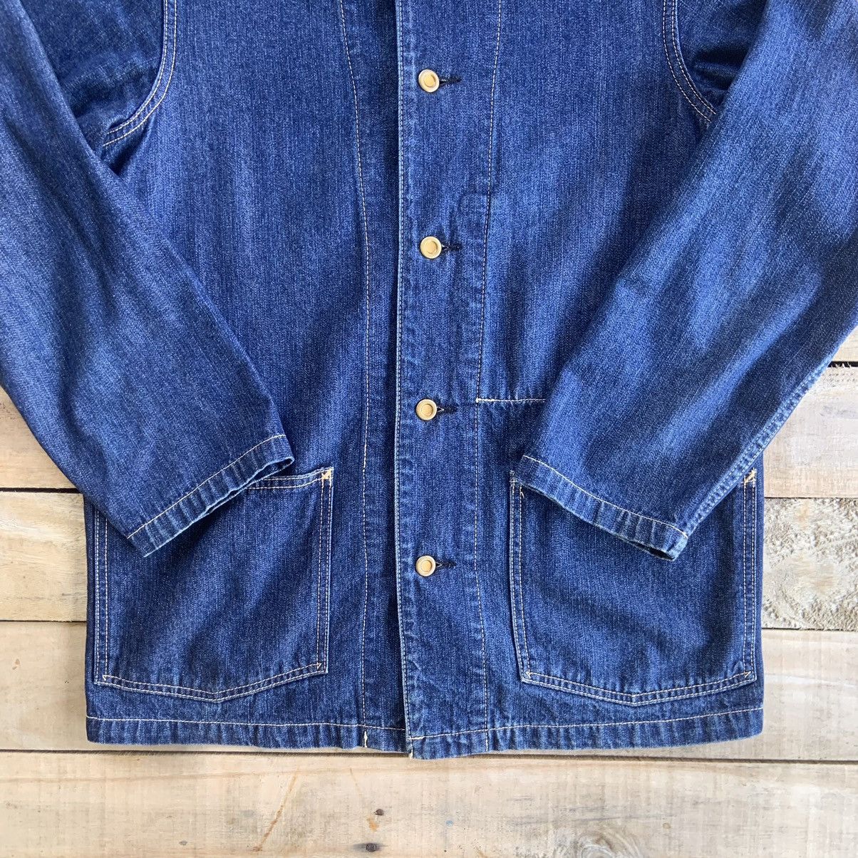 Big John BIG JOHN Work Wear Denim Jacket Size US S / EU 44-46 / 1 - 2 Thumbnail