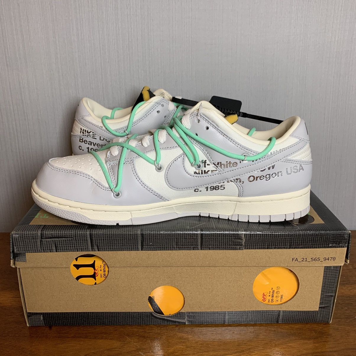 Nike × Off-White Off-White Nike Dunk Low Lot 4 Size US 11 / EU 44 - 9 Thumbnail