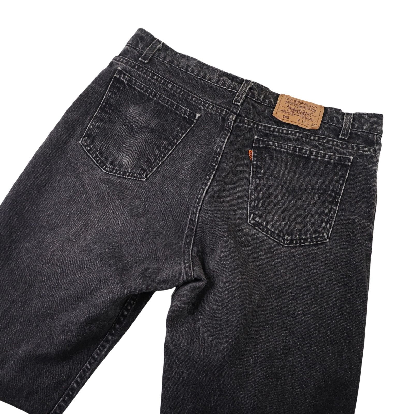 Levi's × Vintage Vintage Levis 550 Orange Tab Relaxed Fit Denim Jeans Size US 38 / EU 54 - 8 Thumbnail