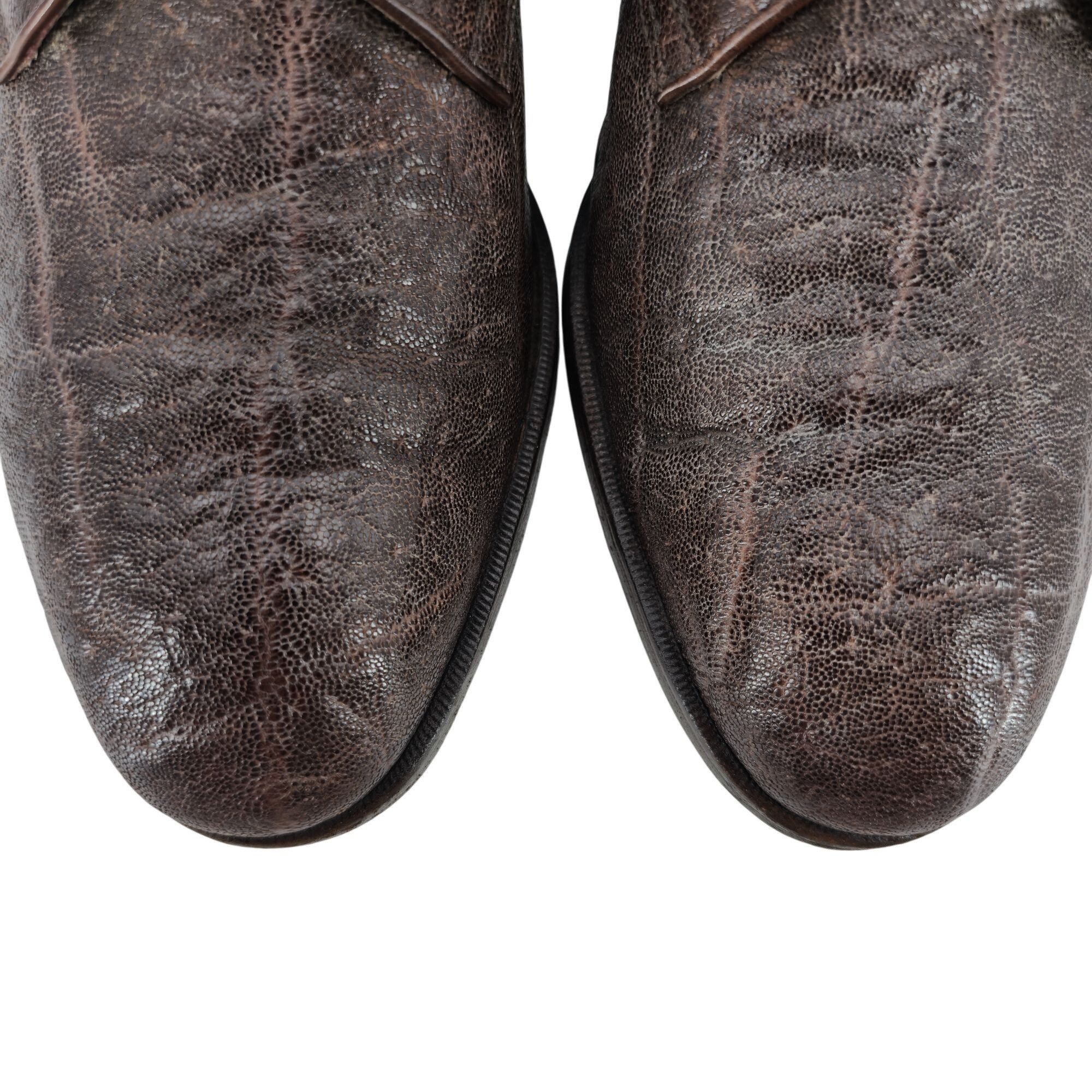 Church's Vintage Church's Custom Grade Exotic Elephant Trunk Brown 10 Size US 10 / EU 43 - 4 Thumbnail