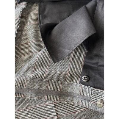 Other Cromwell Juster's Custom Suit Sz 44-46 Windowpane Wool Two B Size 44R - 16 Thumbnail
