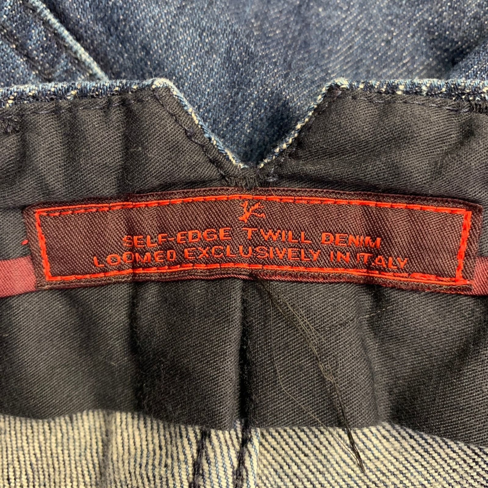 Isaia ISAIA Size 32 Blue Cotton Selvedge Twill Skinny Jeans Size US 32 / EU 48 - 7 Thumbnail