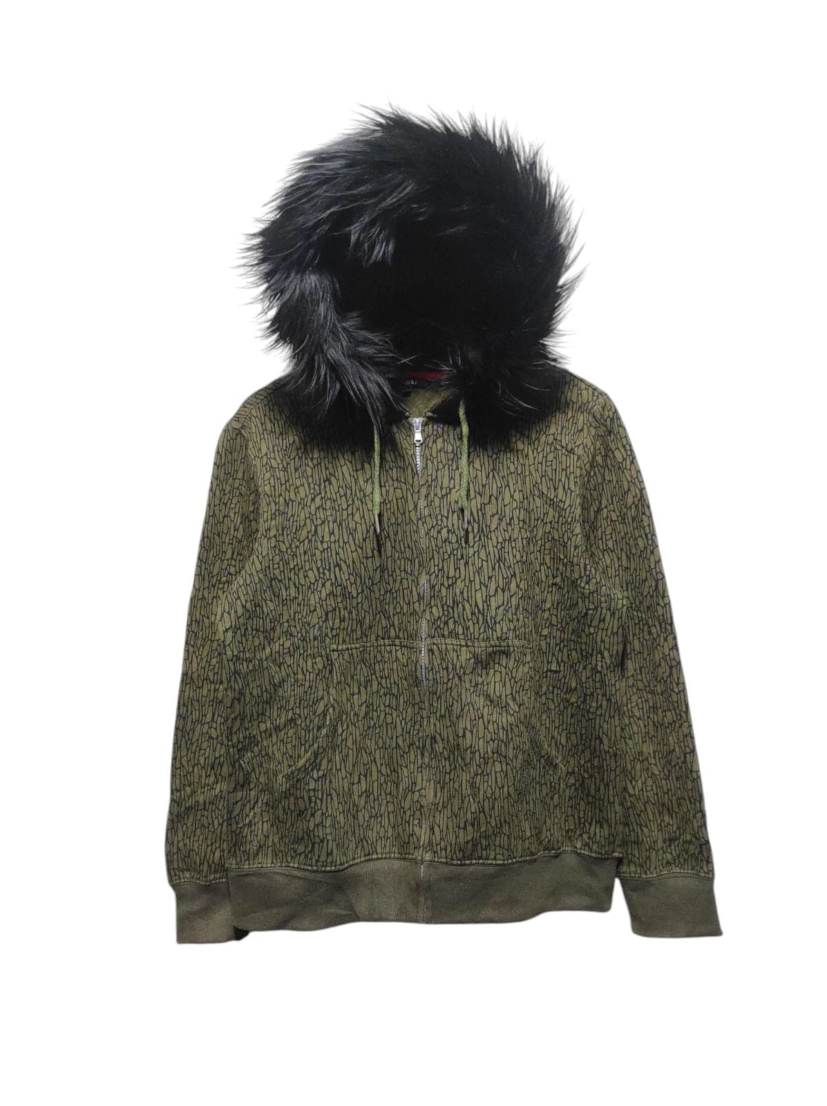 Japanese Brand Wanli Motif Zip Fur Hoodie IfSixWasNine LGB style Size US S / EU 44-46 / 1 - 1 Thumbnail