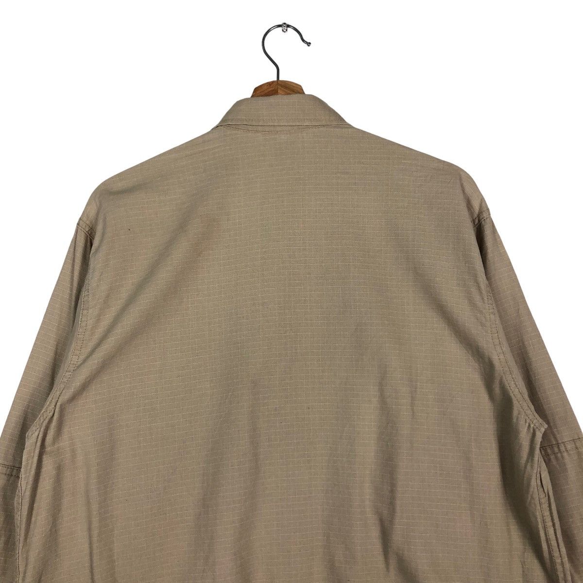 Japanese Brand 🔥Vintage HBT Inspector Cargo Jacket Multi Pocket Army Size US M / EU 48-50 / 2 - 9 Thumbnail