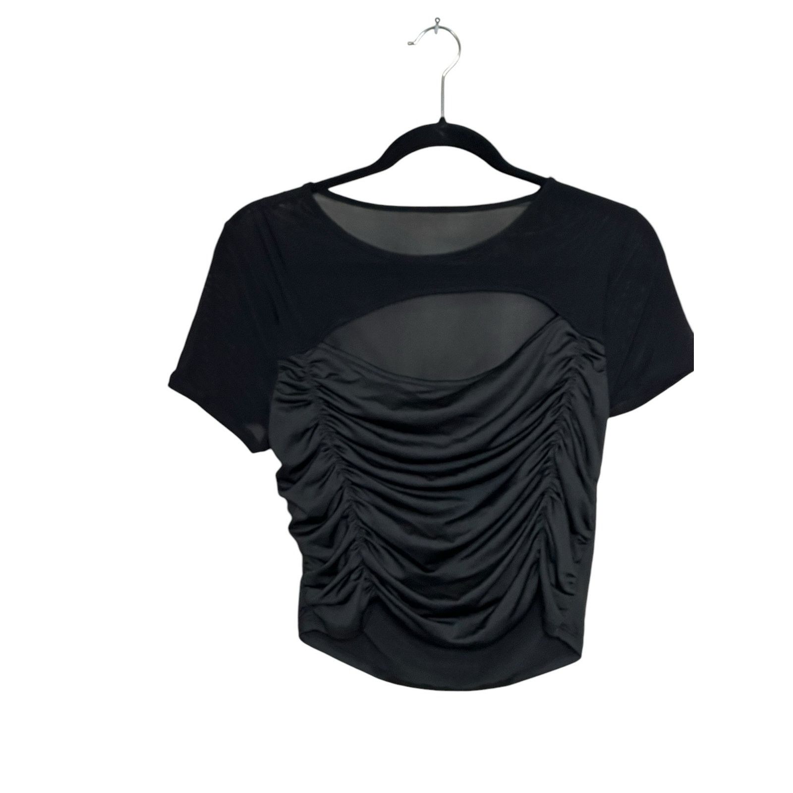 Cider Cider black cut out short sleeves top size XL Size XL / US 12-14 / IT 48-50 - 1 Thumbnail