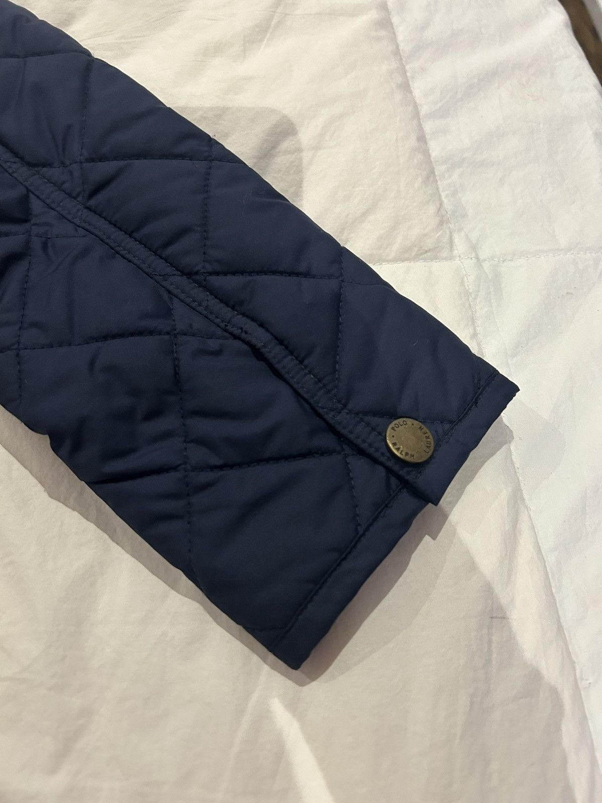 Polo Ralph Lauren Navy Polo Ralph Lauren Large 12/14 Quilted Jacket Size L / US 10 / IT 46 - 9 Thumbnail